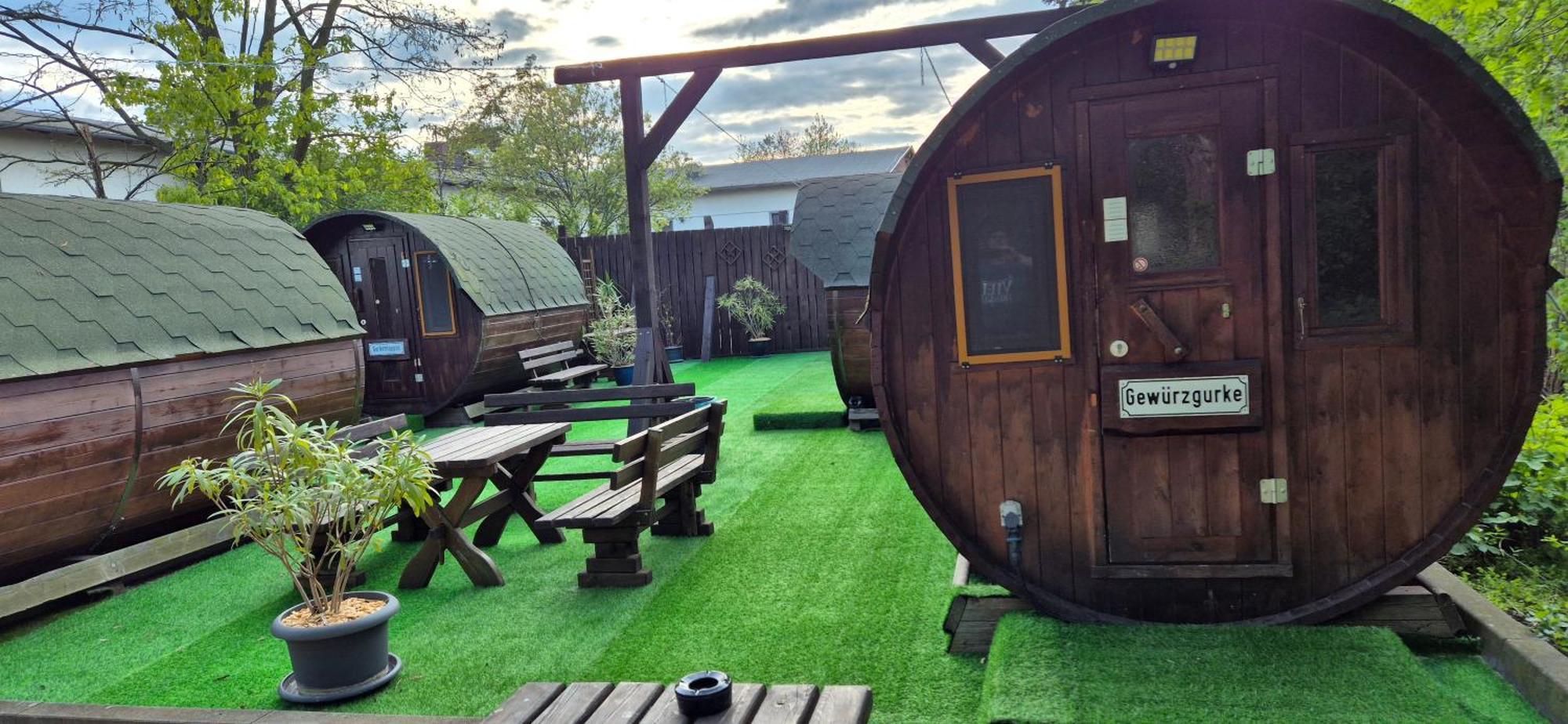Mini Hotel Übernachten Im Gurkenfass Lübbenau Exterior foto